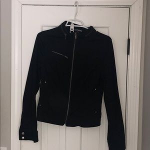 Express Black Moto Jacket